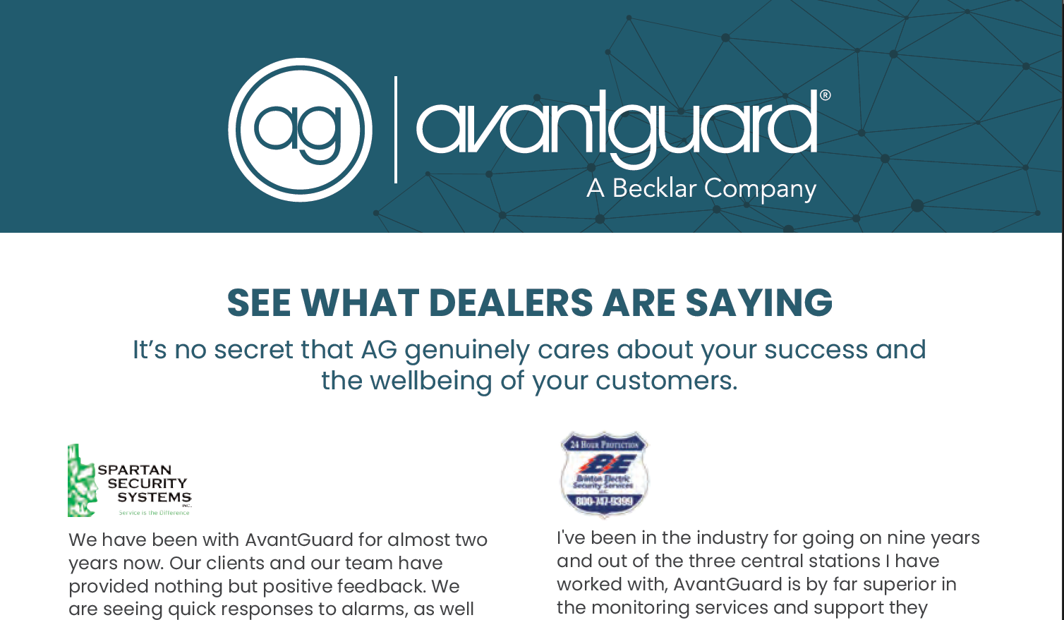 AG Testimonials