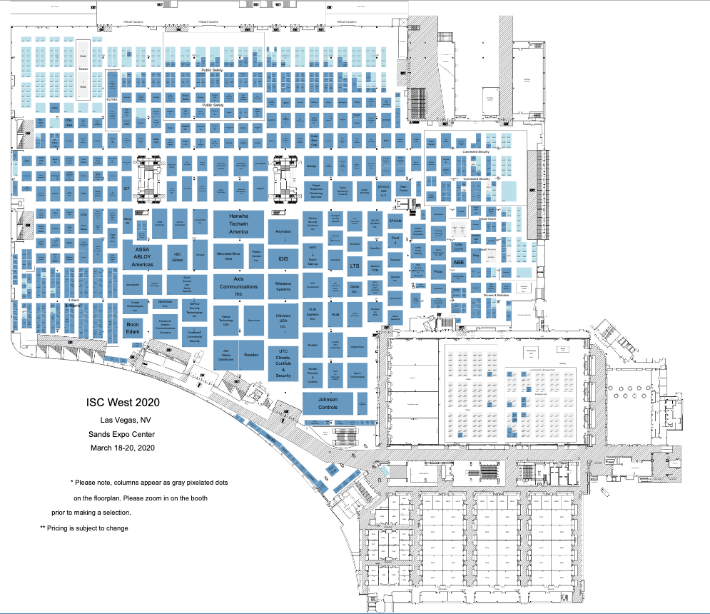 isc west 2020 floor plan
