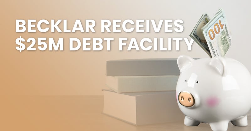 Becklar, new debt facility, avantguard monitoring