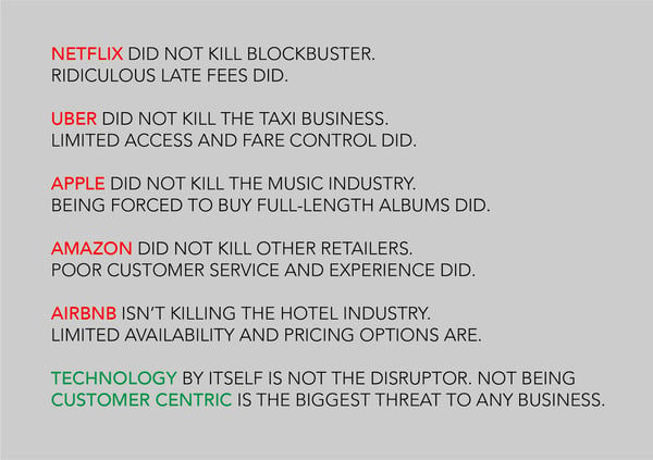 disruption infographic