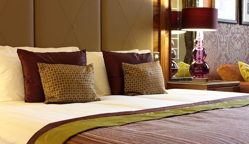 hotel room bed, las vegas