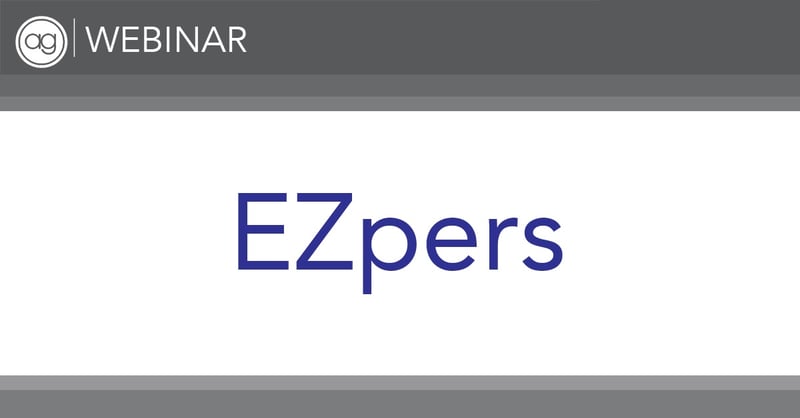 ez pers, webinar, PERS crm