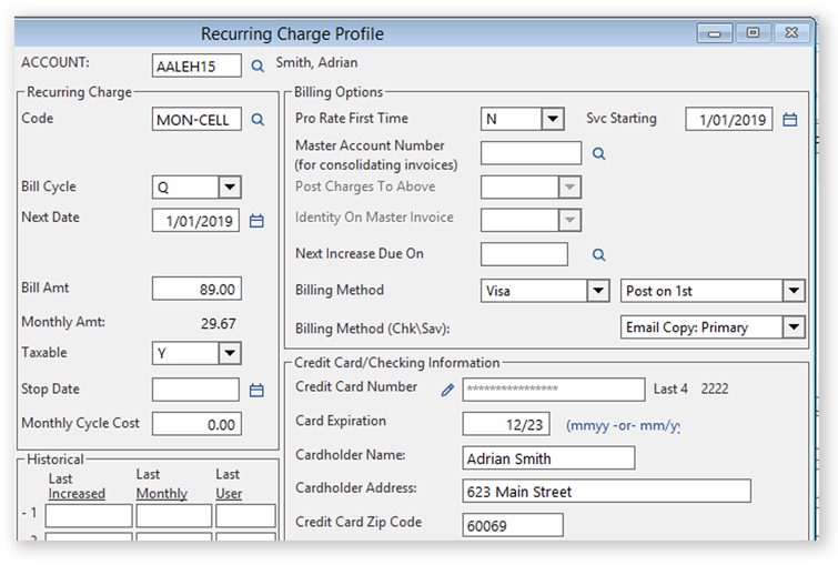 cornerstone billing solutions, rmr, software, integration