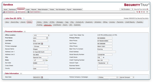 securitytrax, portal, integration