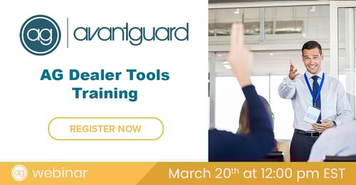 Dealer Tools, AG Webinar