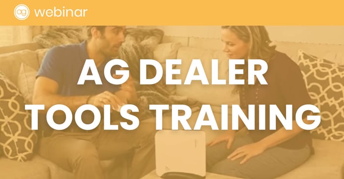 dealer tools, training, ag webinar