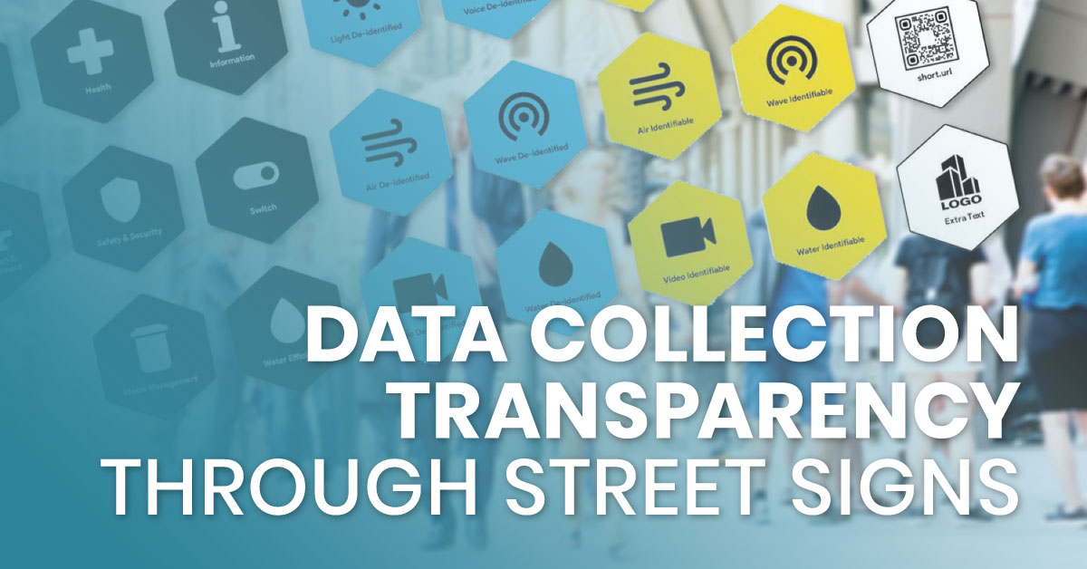 Data Collection Transparency through Street Signs