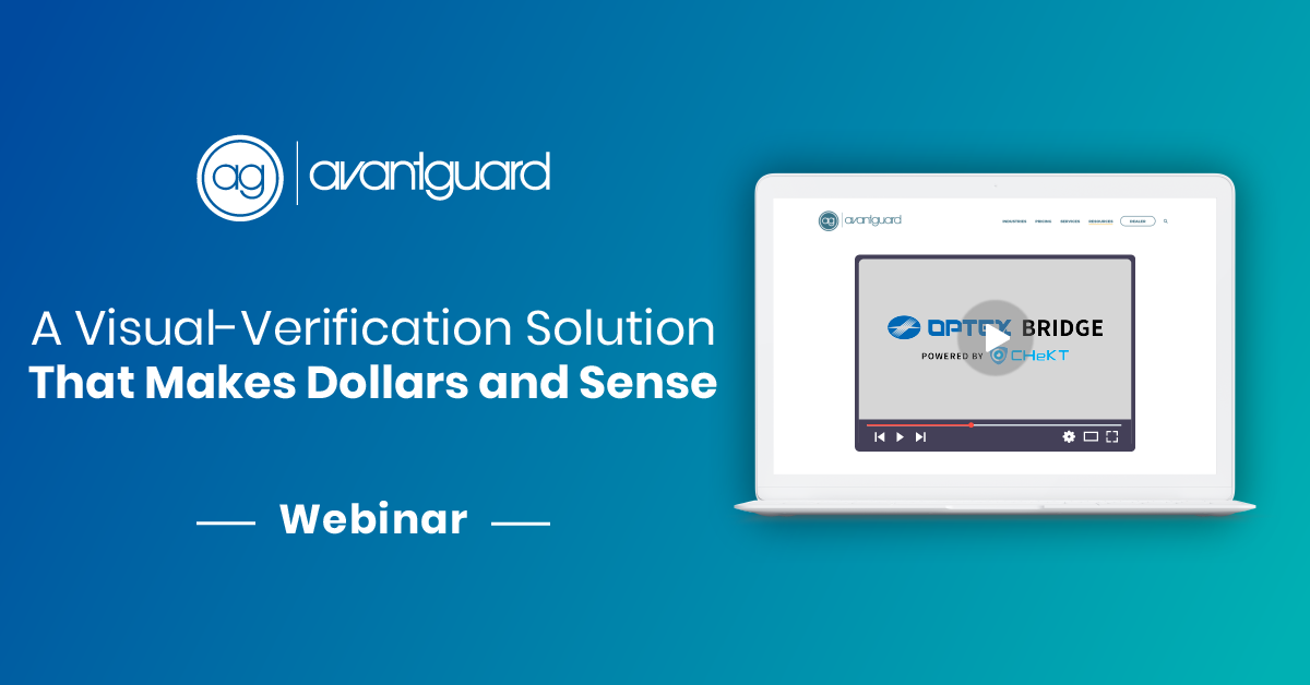 Webinar, A visual verification solution that makes dollars and sense